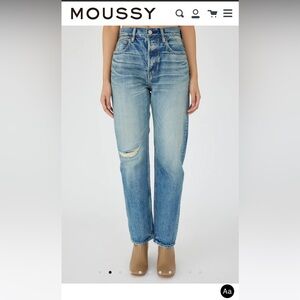 MOUSSY VINTAGE MCKELLAR SELVEDGE WIDE STRAIGHT